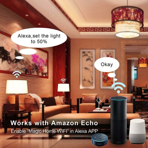 Genie Smart LED Candelabra Bulb E12 (Works with Google Home/Alexa) -