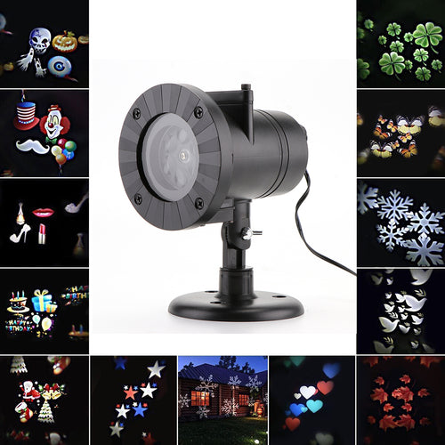 Waterproof LED Laser Projector Light – Outdoor Garden & Party Decor